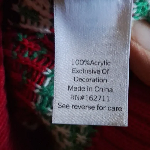 NWOT Ugly Christmas Sweater - Christmas Cow with Drink Holder XL - Picture 6 of 7